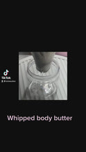 Load and play video in Gallery viewer, Whipped body butter with mango butter Shea butter cocoa butter
