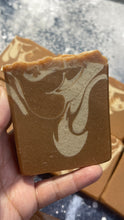 Load image into Gallery viewer, Pumpkin spiced cold process soap bar

