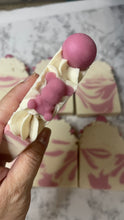 Load image into Gallery viewer, Sweet Pea Bear cold process soap bar
