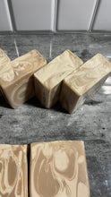 Load image into Gallery viewer, Oatmeal milk and honey cold process soap bar ( without honey comb)

