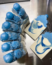 Load image into Gallery viewer, Snow fairy cold process soap bar
