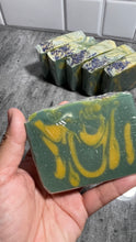 Load image into Gallery viewer, Lemongrass cold process soap bar (with essential oils)

