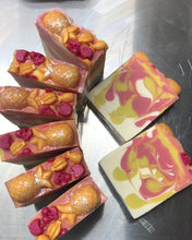 Load image into Gallery viewer, Pineapple Mango cold process Soap bars
