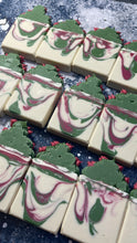 Load image into Gallery viewer, Bayberry cold process soap bar ( design 1)
