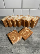Load image into Gallery viewer, Turmeric cold process soap bar (Unscented)
